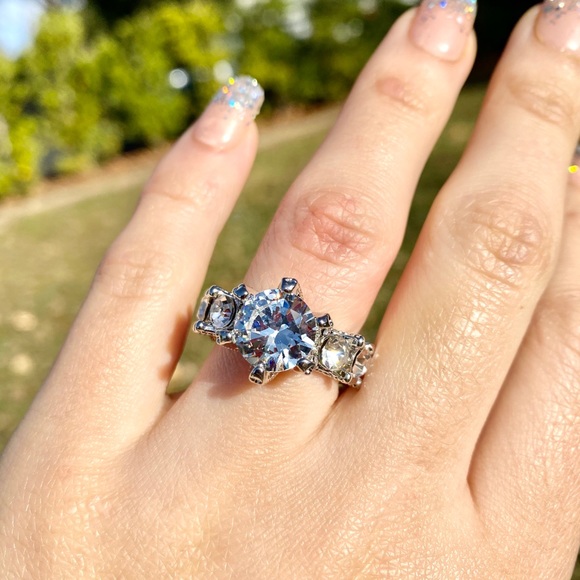 New⚡️Sparkle Luxurious Sterling Silver Ring - Picture 11 of 11